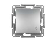 Schneider Electric Asfora-jednopolni taster 10A ''svetlo'', priključci bez zavrt.,bez rama,aluminijum;EPH0900161