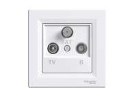 Schneider Electric Asfora - TV-R-SAT prolazna - 8dB bela;EPH3500321