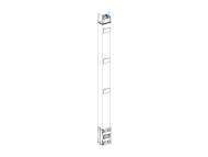 Schneider Electric Canalis - usponski element - 630A - 3 utičnice - 3L+N+PE - 2m - beli