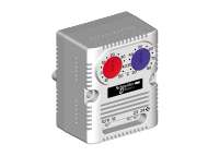 Schneider Electric ClimaSys CC - dupli termostat 250V - opseg 0…60°C - 1NO/NC - °C; NSYCCOTHD