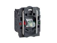 Schneider Electric Crveni svetlosni blok sa montažnim elementom sa integris. LED 230..240V 1NO+1NC;ZB5AW0M45