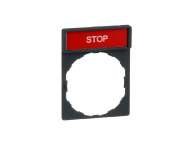 Schneider Electric Držač oznaka 30 x 40 mm sa natpisom 8 x 27 mm STOP;ZBY2304