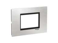 Schneider Electric Easy Styl, dekorativni ram, 3 modula, srebrni;LMR7663035