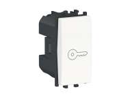 Schneider Electric Easy Styl, ključ taster, 1P naizmenični, 1 modul, beli;LMR0140001
