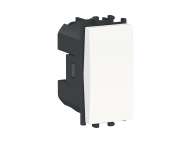 Schneider Electric Easy Styl, prekidač, 1P, 1 modul, beli; LMR0100001