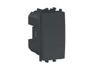 Schneider Electric Easy Styl, prekidač, 1P, 1 modul, crni;LMR0100003