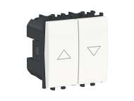 Schneider Electric Easy Styl, prekidač, za roletne, 2 modula, beli;LMR0712001