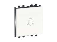 Schneider Electric Easy Styl, taster, sa simbolom zvona, 2 modula, beli; LMR0230001