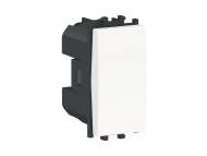 Schneider Electric Easy Styl, taster, za upravljanje, 1 modul, beli;LMR0120001