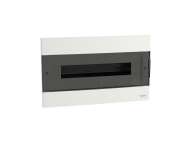 Schneider Electric Easy9 EU, ugradna tabla, 1x18 M, 2 priključna bloka PE/N, zatamnjena vrata; EZ9EUA118