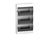 Schneider Electric Easy9 - nadgradna tabla 36 modula - zatamnjena vrata - sa E/N priklj. blokovima; EZ9E312S2S