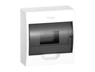 Schneider Electric Easy9 - nadgradna tabla 8 modula - zatamnjena vrata - sa E/N priklj. blokovima; EZ9E108S2S