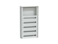 Schneider Electric Enclosure, PrismaSeT G, for modular devices, wall mounted, W600mm, H1080mm (5R + incomer), IP30, with front plates, Pack 250; LV