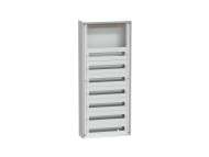 Schneider Electric Enclosure, PrismaSeT G, for modular devices, wall mounted, W600mm, H1380mm (7R + incomer), IP30, with front plates, Pack 250; LV