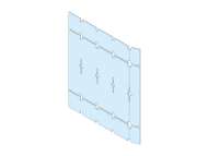 Schneider Electric Form 2 restoration kit for side barrier cut-out; LVS04924