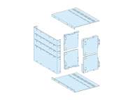 Schneider Electric Form 4b cover for connection transfer assembly in duct for 3 to 5 modules; LVS04953