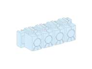 Schneider Electric Izolacioni poklopac, Linergy BW, za direktno povezivanje kablova 10-25mm² na izolovanu sabirnicu, IPXXB, set od 8; LVS04150
