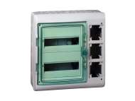 Schneider Electric Kaedra - za modularni uređaj sa interfejsom - 2 x 12 modula - 2 priključna bloka;13439