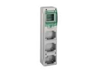 Schneider Electric Kaedra - za utičnice- 3 otvora - 1 x 4 modula - 1 priključni blok;13177