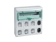 Schneider Electric Kaedra - za utičnice- 8 otvora - 1 x 18 modula - 1 priključni blok;13182