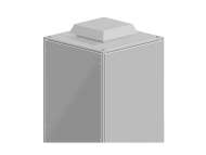 Schneider Electric krovna izlazna rešetka - izrez 228x228mm - spolj. dimenzija 90x340x340mm - IP54; NSYCAC228RMF