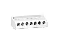 Schneider Electric Linergy - additional Neutral bar for screw distrib block - 100 A - 7 connections;LGYN1007