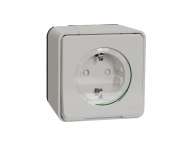 Schneider Electric Mureva Styl - utičnica - 16A - 2P + E - poklopac - bela;MUR39034