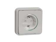 Schneider Electric Mureva Styl - utičnica - 16A - 2P + E - poklopac - bela;MUR39132