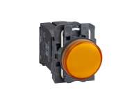 Schneider Electric Narandžasta kompl. signalna lampica Ø22 ravna sočiva sa BA9s sijalicom 220..240V;XB5AV45