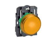Schneider Electric Narandžasta kompl. signalna lampica Ø22 ravna sočiva sa integrisanim LED 24V;XB5AVB5