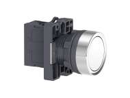 Schneider Electric Okrugli beli taster Ø 22 - flush spring return - 1NO;XA2EA11
