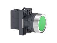 Schneider Electric Okrugli zeleni taster Ø 22 - flush spring return - 1NO;XA2EA31