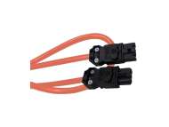 Schneider Electric Orange Interconnection cable 1,5m long for IEC Multi-fixing LED lamps;NSYLAM1MN