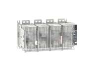 Schneider Electric Osigurač prekidačkog rastavljača, FuPacT GSD1250, 1250 A, 4 pola, tip osigurača DIN NH4, prednja i desna bočna kontrola;LV481474