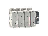 Schneider Electric Osigurač rastavljača prekidača, FuPacT GSD400, 400 A, 4 pola, tip osigurača DIN NH2, prednja i desna bočna kontrola;LV481444