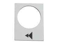Schneider Electric oznaka - 30 x 40 mm - bela - dizanje ili nadesno, sporo-brzo; zb2by4903