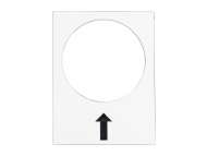 Schneider Electric oznaka - 30 x 40 mm - bela - nadesno, sporo; zb2by4907