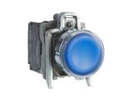 Schneider Electric Plavi udubljeni kompletni svetleći taster Ø22 sa povratkom 1NO+1NC 220..240V;XB4BW36M5