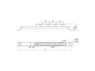 Schneider Electric Podupirač za sabirnice 600 mm
