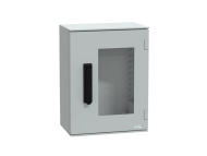 Schneider Electric poliesterski nadzidni orman IP66 430x330x200mm zaklj. u 3 tačke providna vrata;NSYPLM43TVG