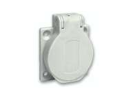 Schneider Electric PratiKa utičnica - siva - 2P + E - 10/16 A - 250 V - šuko - IP54 - ugradna ; PKS51G