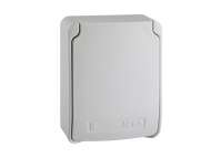 Schneider Electric PratiKa utičnica-siva- 2P+E -10/16A - 250V- italijanski stand.- IP65-nadgradna ; 81139