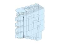 Schneider Electric Priključak dovoda NSX/INS/INV250 4P odozdo; LVS04067