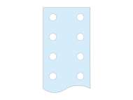 Schneider Electric Puna sabirnica sa provrtima Linergy BS 60x10 L1675; LVS04526