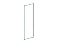 Schneider Electric Ram sa šarkama za prednju ploču, Š = 650 mm; LVS08566