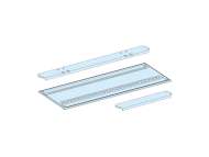 Schneider Electric Rear panel, PrismaSeT G, for extension enclosure, 27M, W600mm, H1450mm, IP55; LVS08317