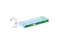 Schneider Electric Roof plate, PrismaSeT G Active, for enclosure, W300mm, IP30, with wireless Panel Server, white, RAL 9003; LVS08884D