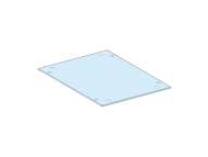 Schneider Electric Roof plate, PrismaSeT P, for enclosure W 650mm D 400mm, IP30; LVS08436