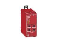 Schneider Electric Safety module, Harmony Safety Automation, Cat.4, features XPSUAK + delayed outputs, 24v AC/DC, screw;XPSUAT13A3AP