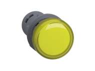 Schneider Electric Signalna lampica, plastična, žuta, Ø 22 mm, sa ugrađenim LED-om, 220 V DC, protiv interferencije;XA2EVMD8LC